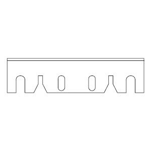 6 Stück Hobelmesser Hitachi F50A 156x31x3 HSS 6-9/64″ x 1-7/32″ x 1/8″