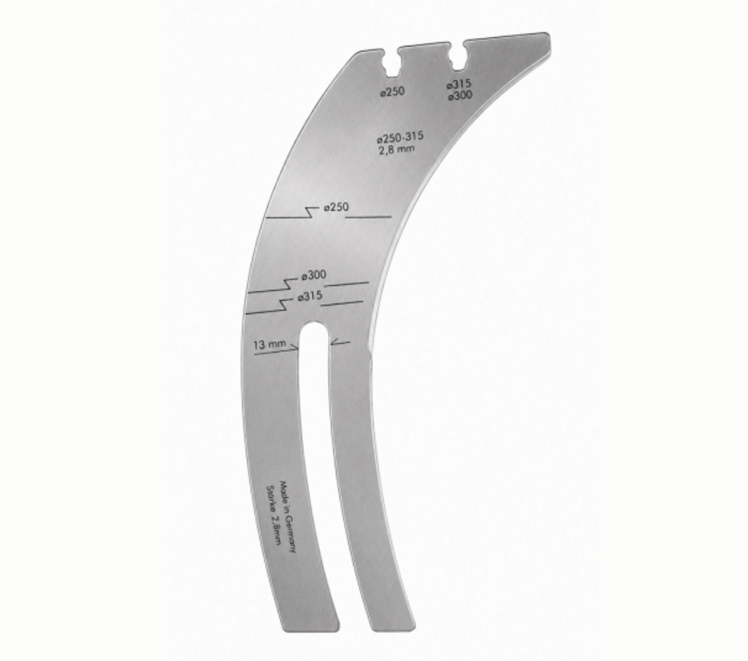 Spaltkeil für Felder und Hammer – Federstahl (2,8mm Stärke) Spaltkeil für Felder und Hammer – Federstahl (2,8mm Stärke)